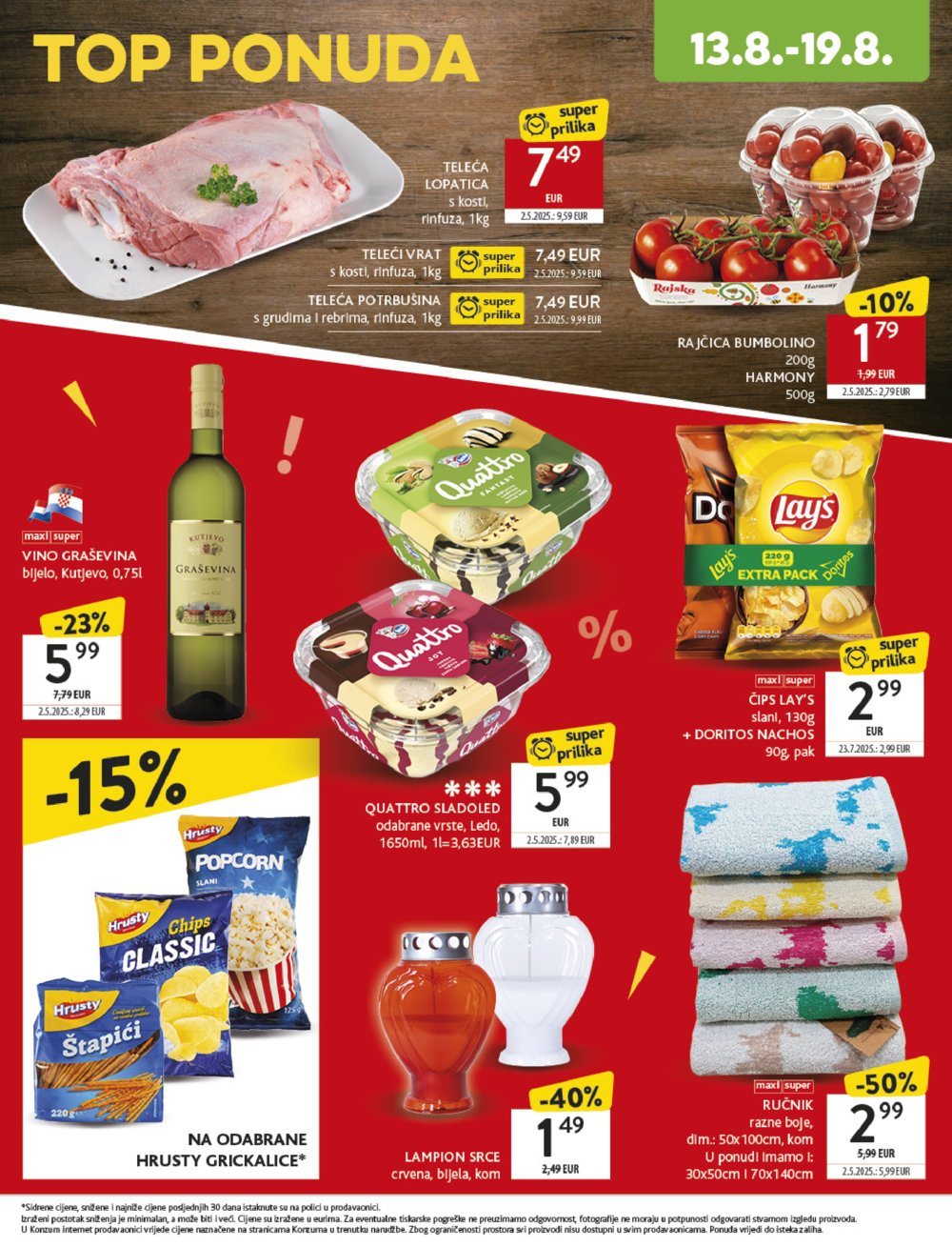 Konzum katalog Akcija 13.08. - 19. 08. 2025.
