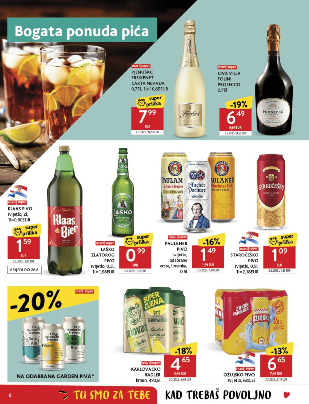 Konzum katalog Akcija 13.08. - 19. 08. 2025.