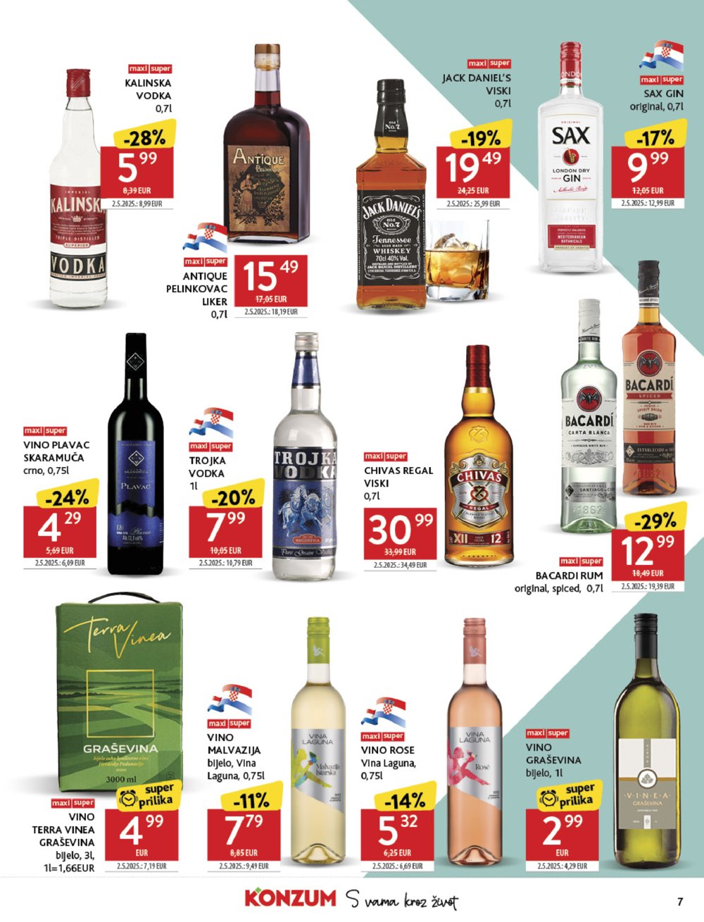 Konzum katalog Akcija 13.08. - 19. 08. 2025.