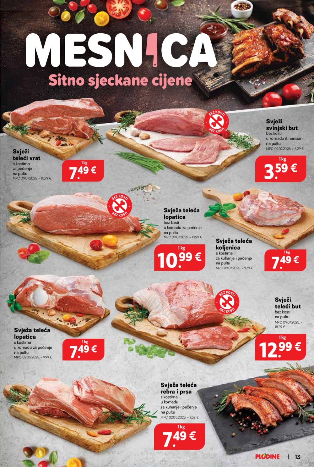 Plodine katalog Akcija 13. 08. - 19. 08. 2025.