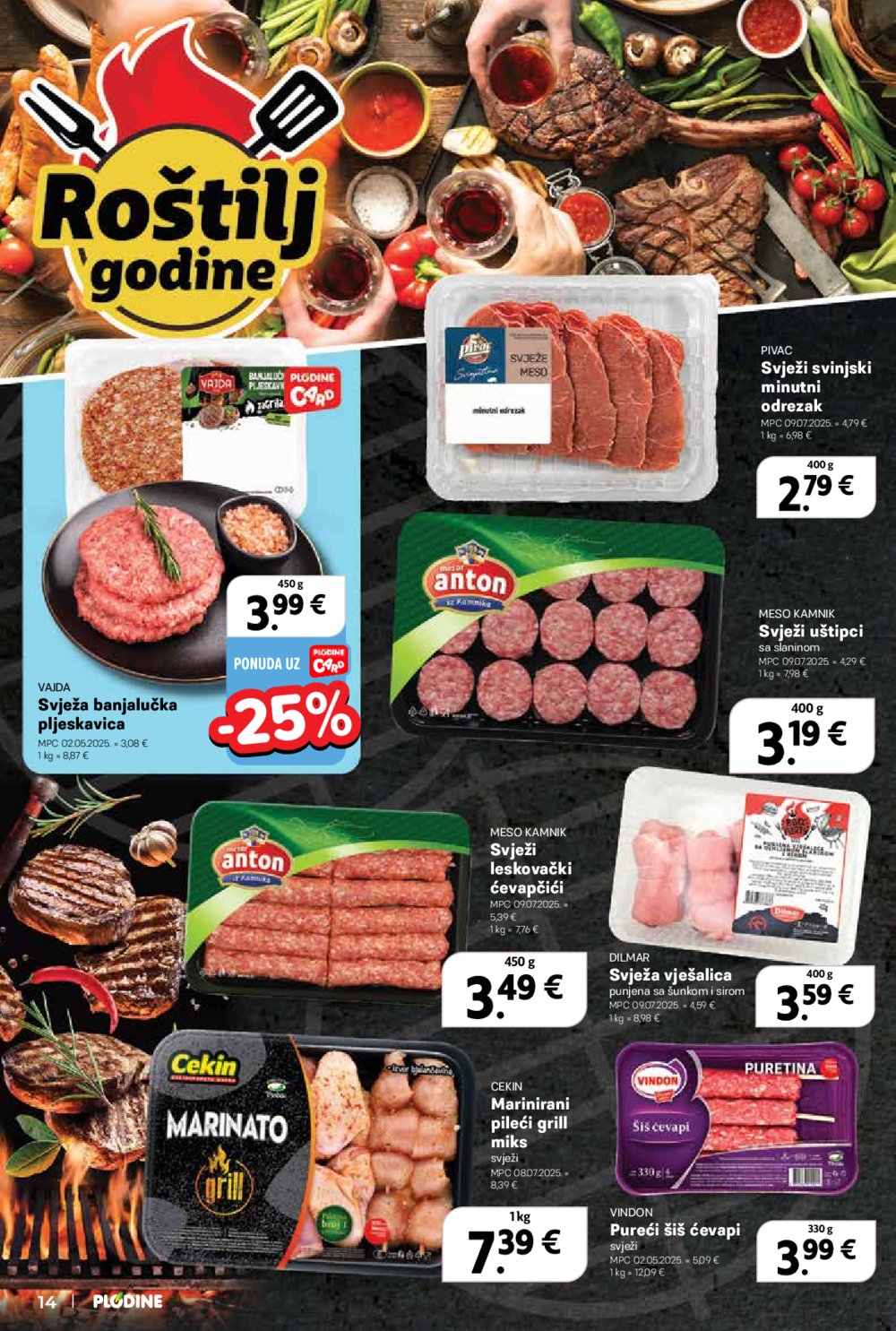 Plodine katalog Akcija 13. 08. - 19. 08. 2025.