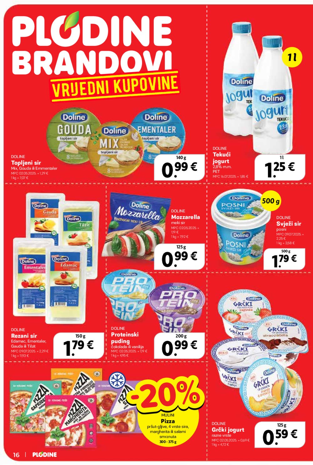 Plodine katalog Akcija 13. 08. - 19. 08. 2025.
