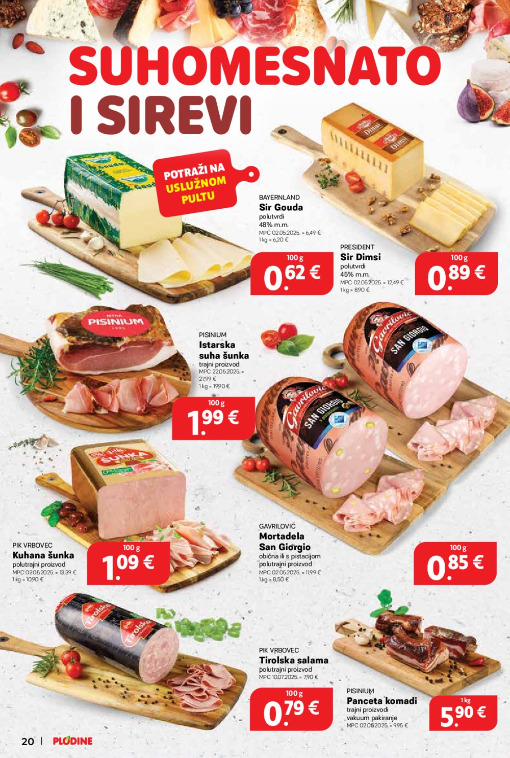 Plodine katalog Akcija 13. 08. - 19. 08. 2025.