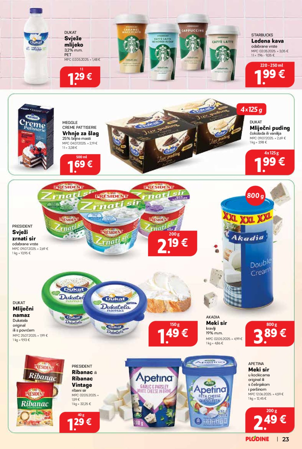 Plodine katalog Akcija 13. 08. - 19. 08. 2025.