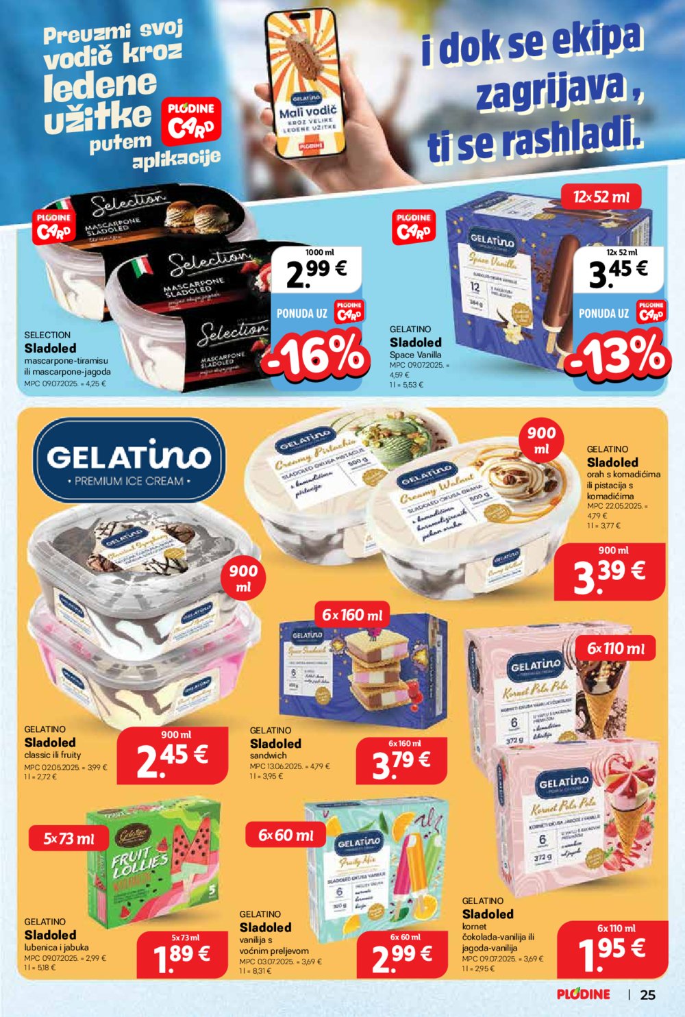 Plodine katalog Akcija 13. 08. - 19. 08. 2025.