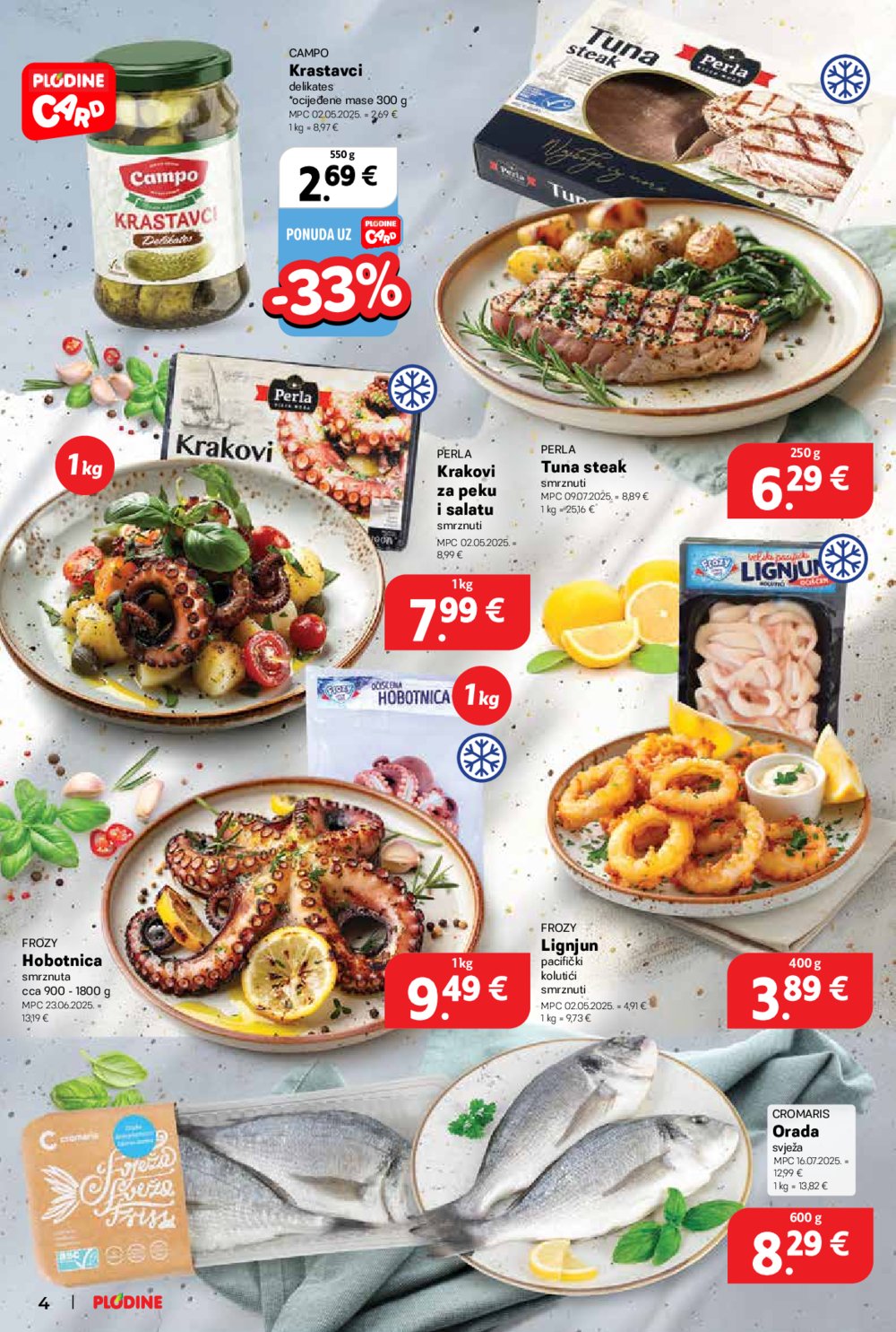 Plodine katalog Akcija 13. 08. - 19. 08. 2025.