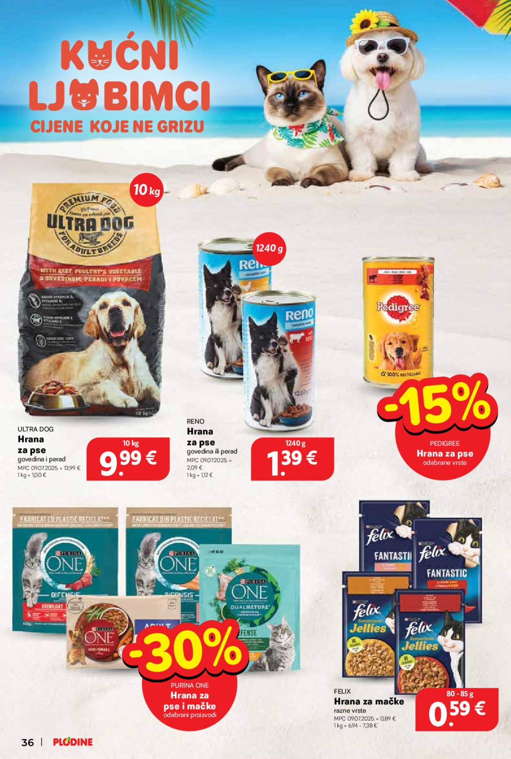 Plodine katalog Akcija 13. 08. - 19. 08. 2025.