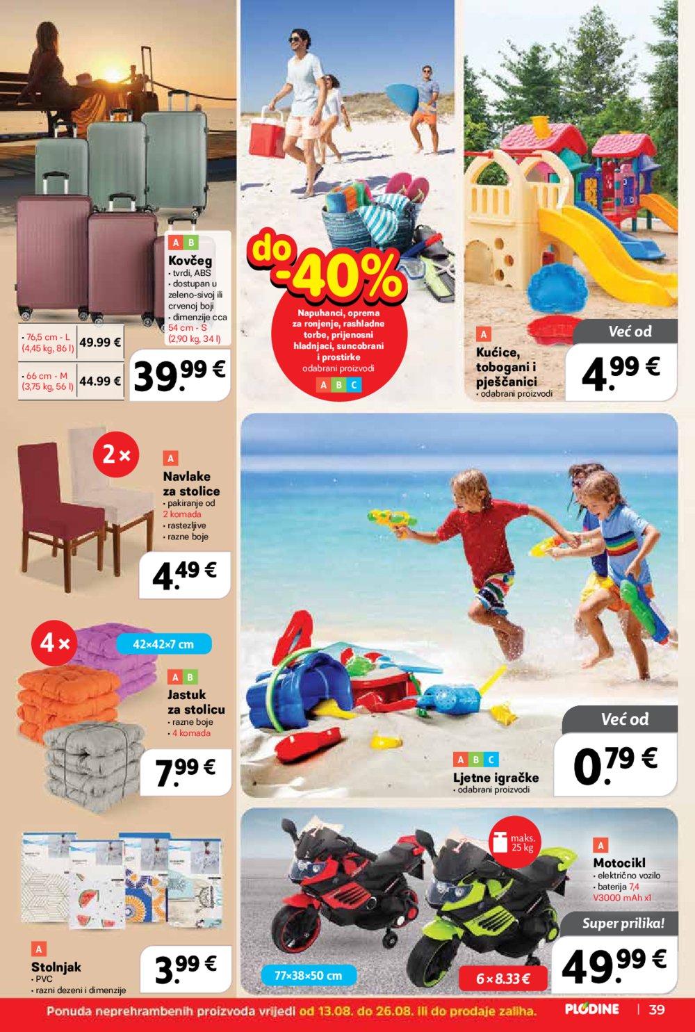 Plodine katalog Akcija 13. 08. - 19. 08. 2025.