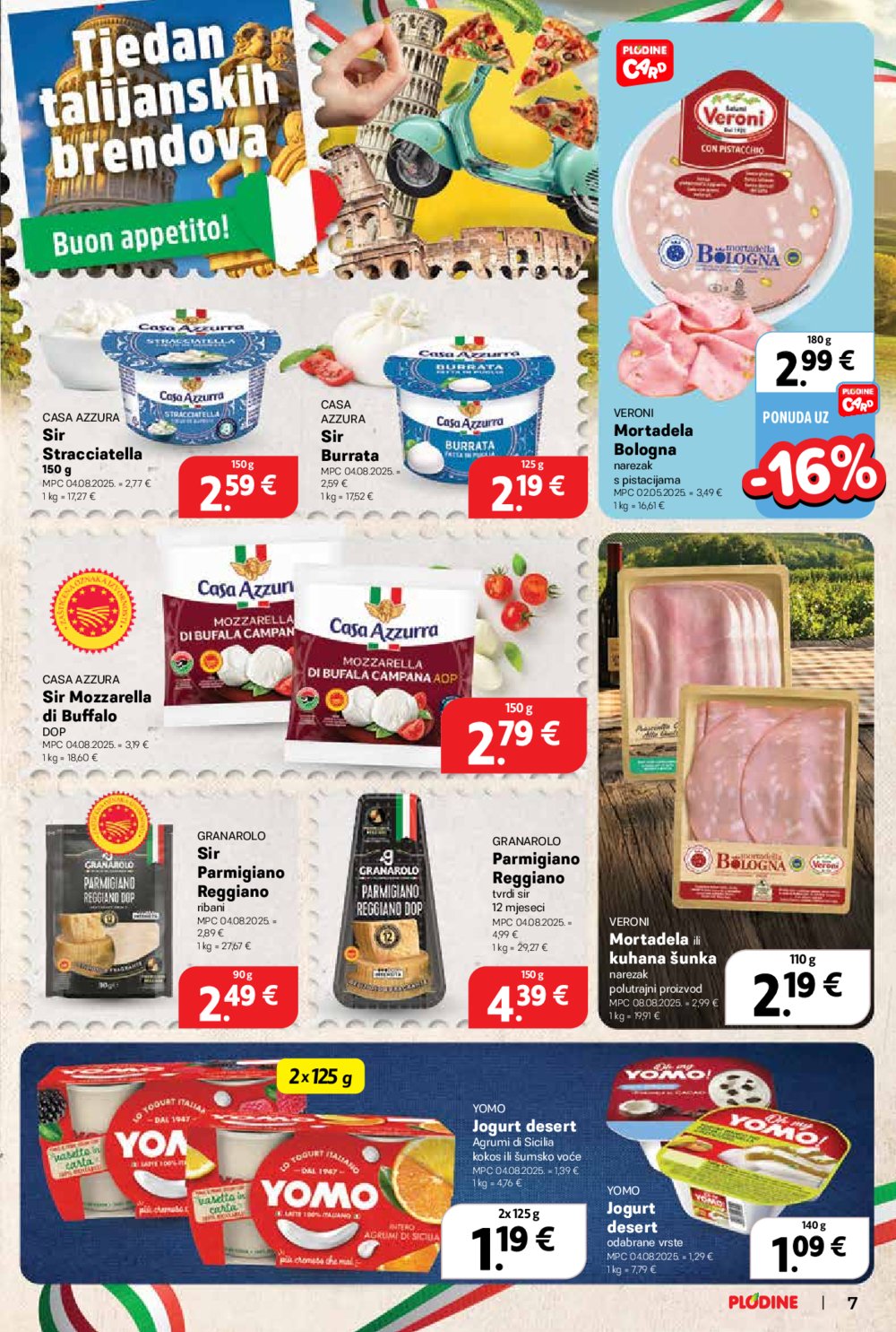 Plodine katalog Akcija 13. 08. - 19. 08. 2025.