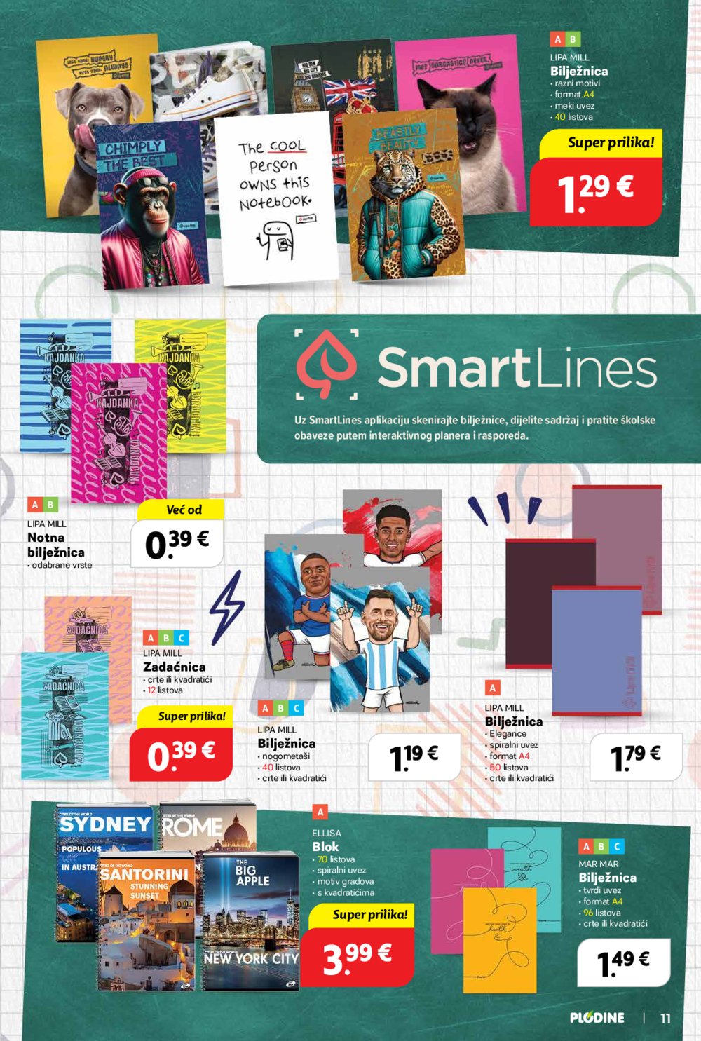 Plodine katalog Škola 13. 08. - 23. 09. 2025.