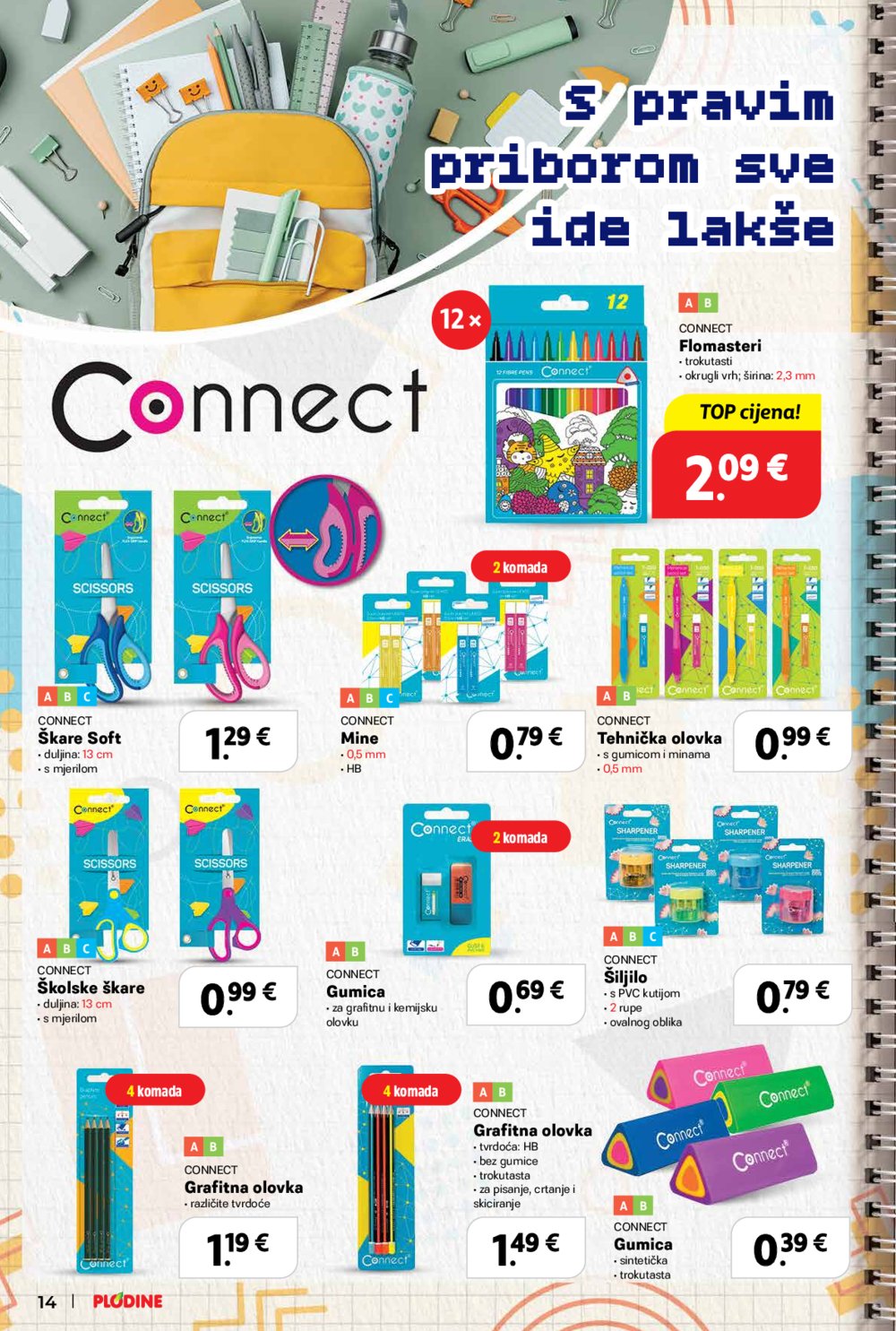 Plodine katalog Škola 13. 08. - 23. 09. 2025.