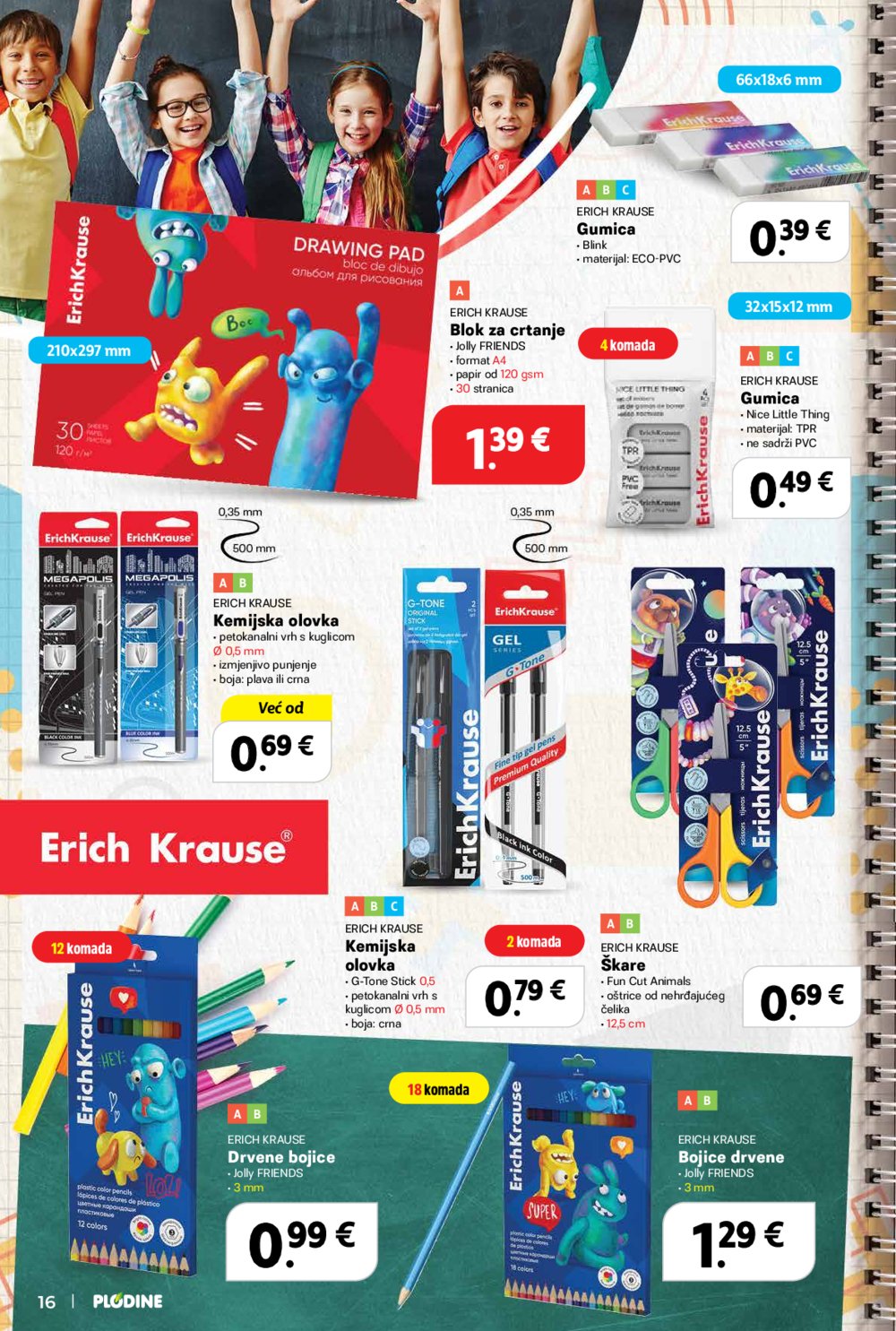 Plodine katalog Škola 13. 08. - 23. 09. 2025.
