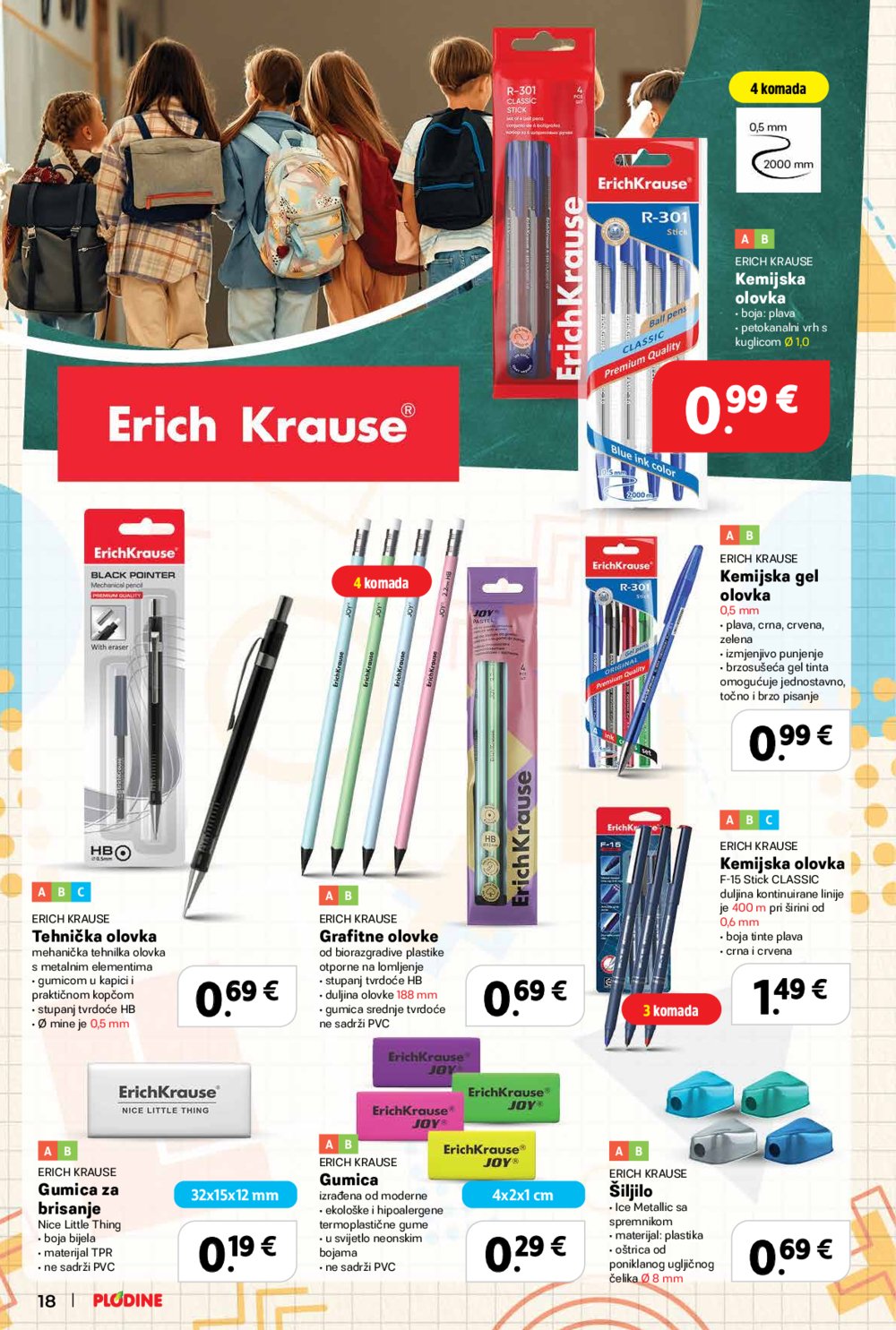 Plodine katalog Škola 13. 08. - 23. 09. 2025.