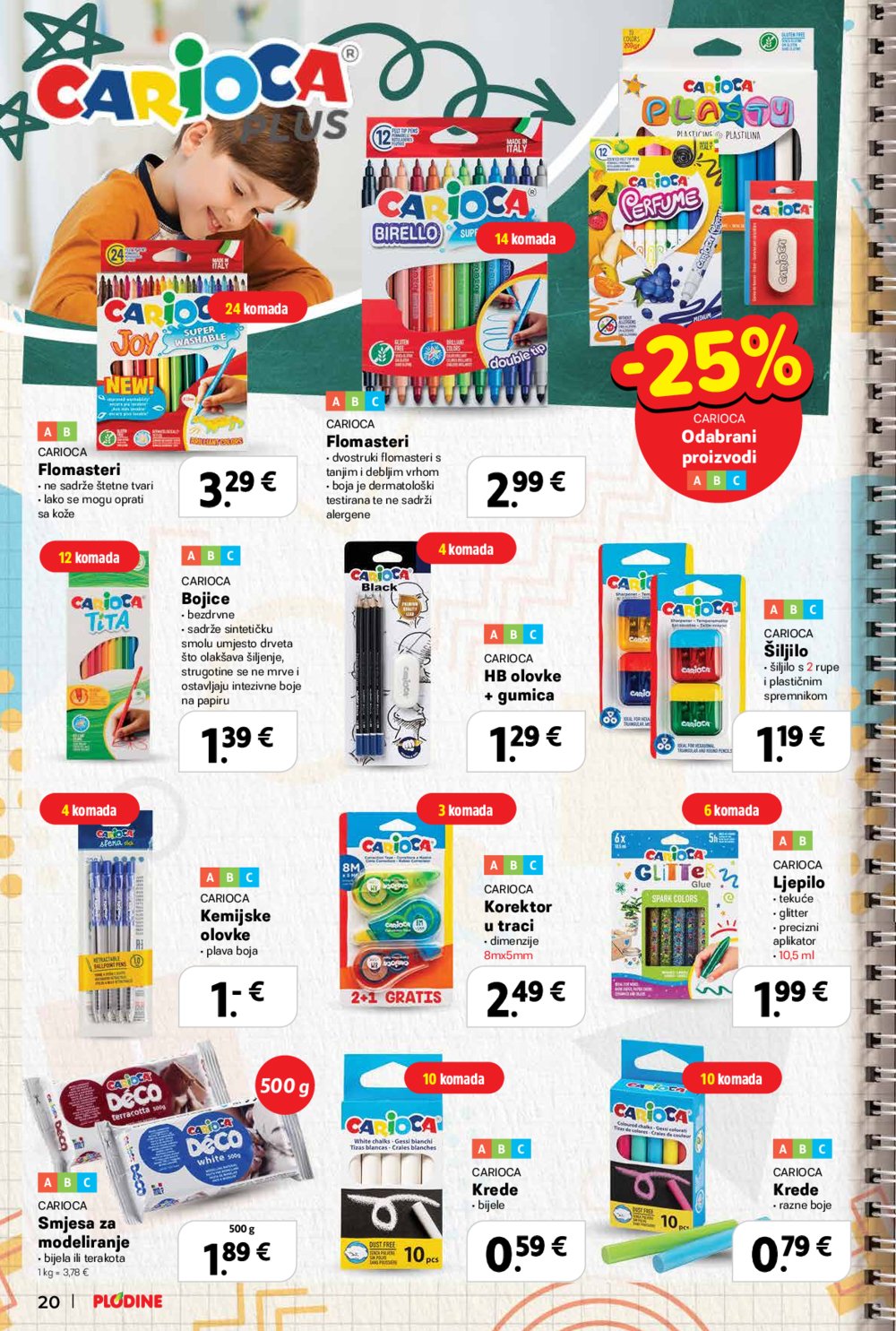 Plodine katalog Škola 13. 08. - 23. 09. 2025.