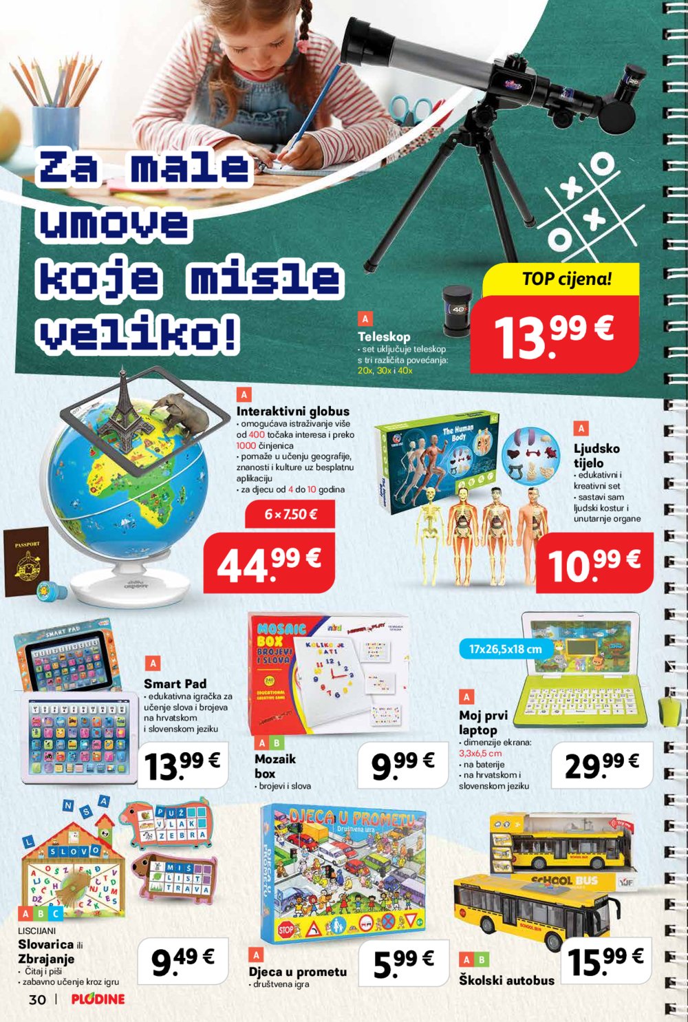Plodine katalog Škola 13. 08. - 23. 09. 2025.