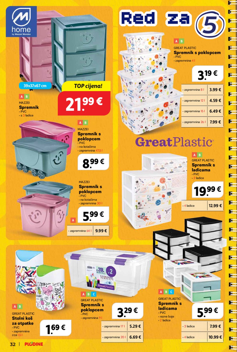 Plodine katalog Škola 13. 08. - 23. 09. 2025.