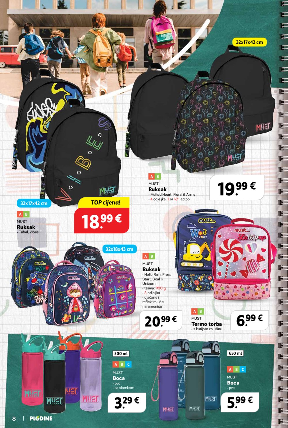 Plodine katalog Škola 13. 08. - 23. 09. 2025.