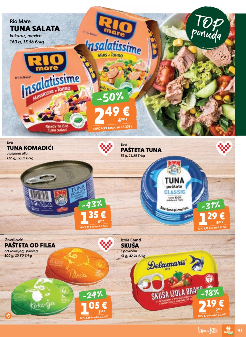 Studenac katalog Akcija 13.08.-26.08.2025.