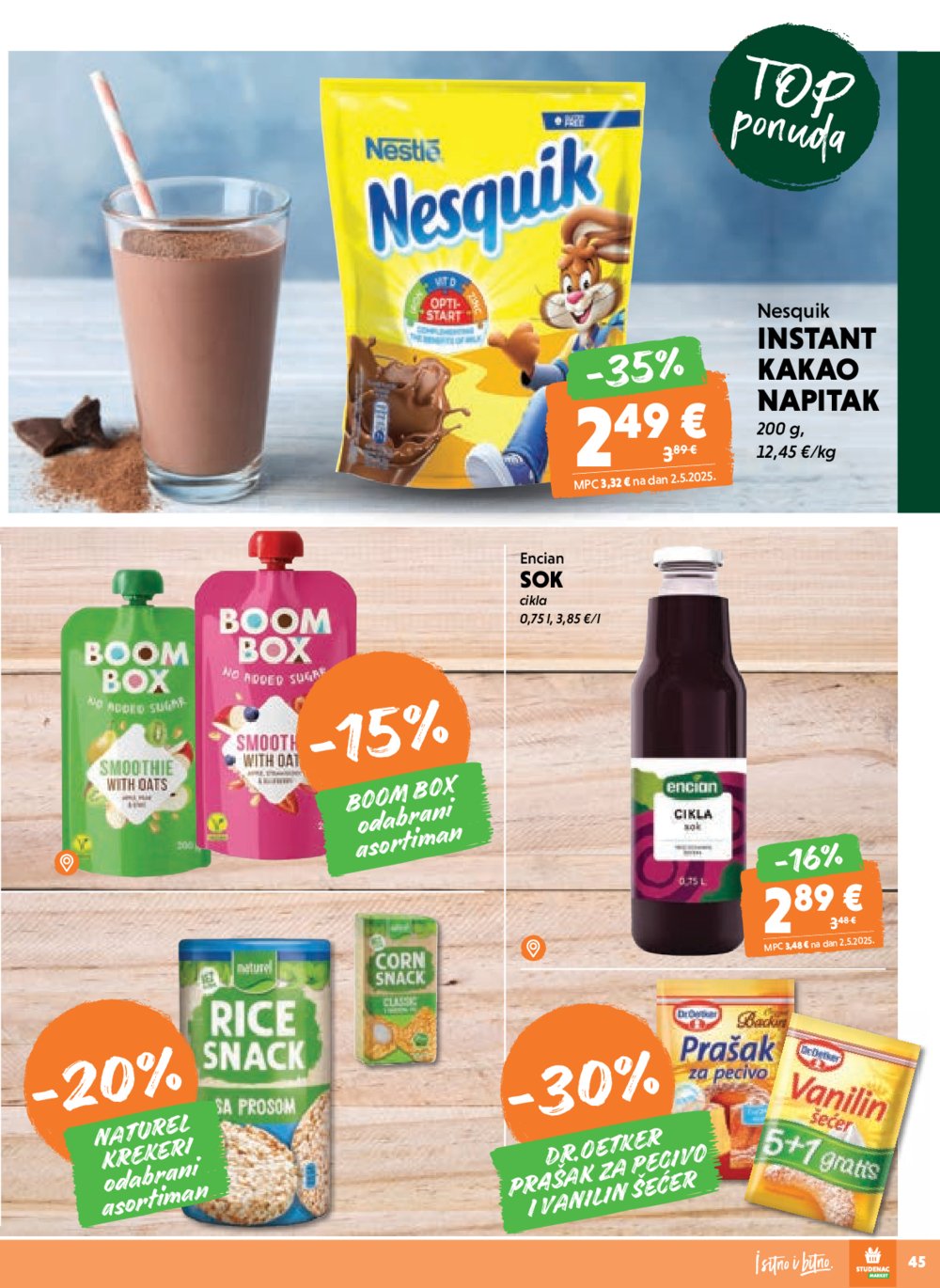 Studenac katalog Akcija 13.08.-26.08.2025.