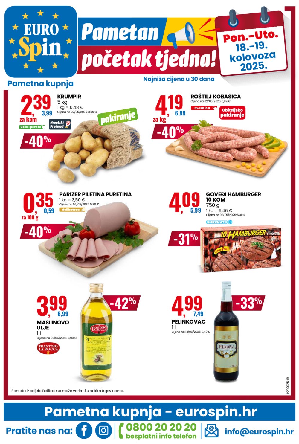 Eurospin katalog Akcija 13.08.-19.08.2025.