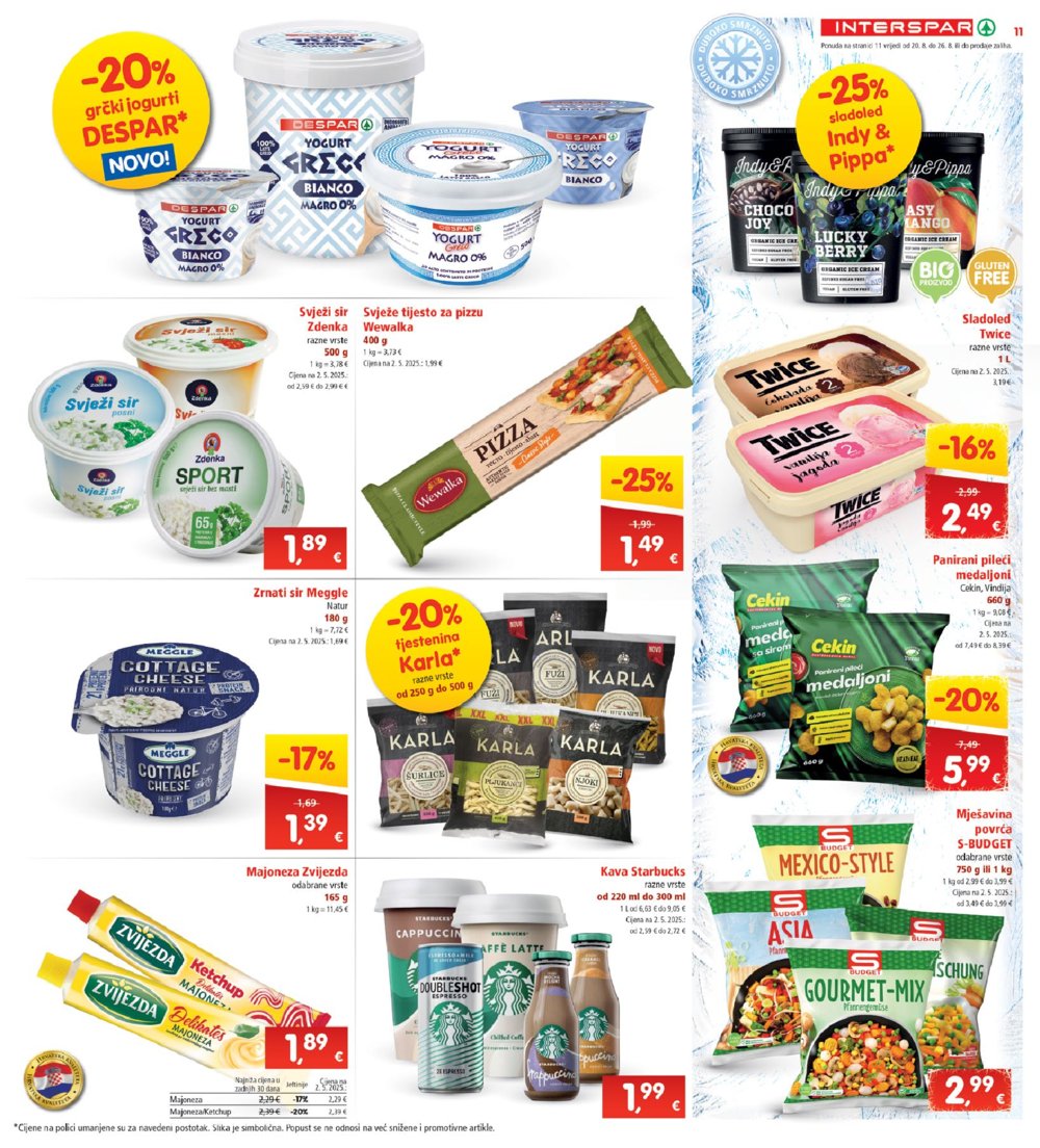 INTERSPAR katalog Akcija 20.08.-26.08.2025.