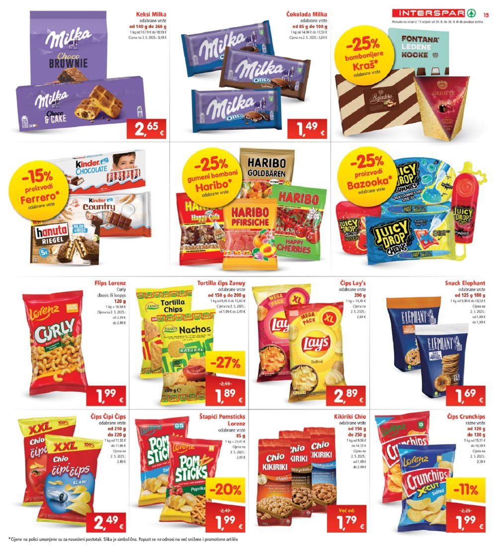 INTERSPAR katalog Akcija 20.08.-26.08.2025.