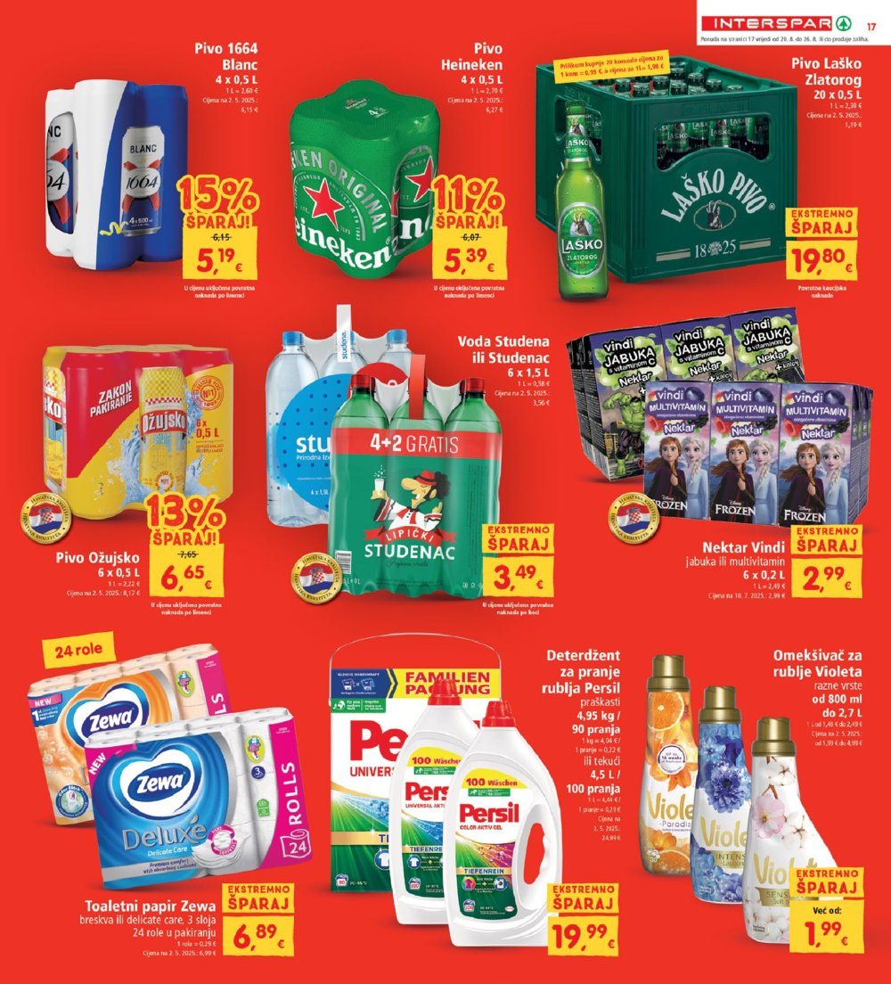 INTERSPAR katalog Akcija 20.08.-26.08.2025.