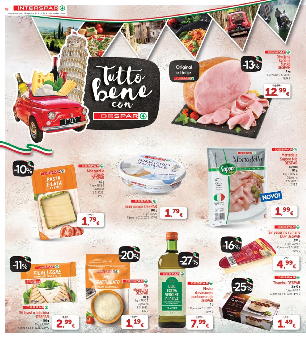 INTERSPAR katalog Akcija 20.08.-26.08.2025.