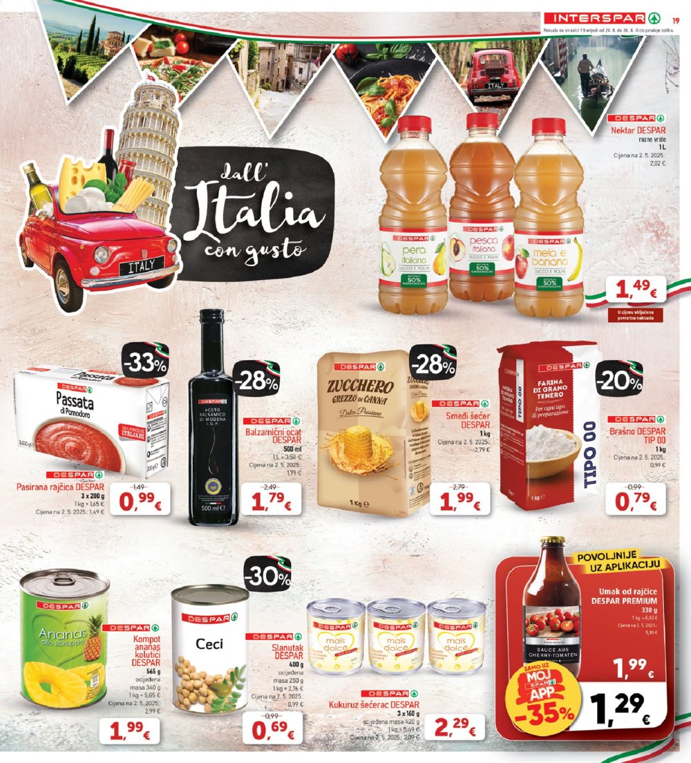 INTERSPAR katalog Akcija 20.08.-26.08.2025.