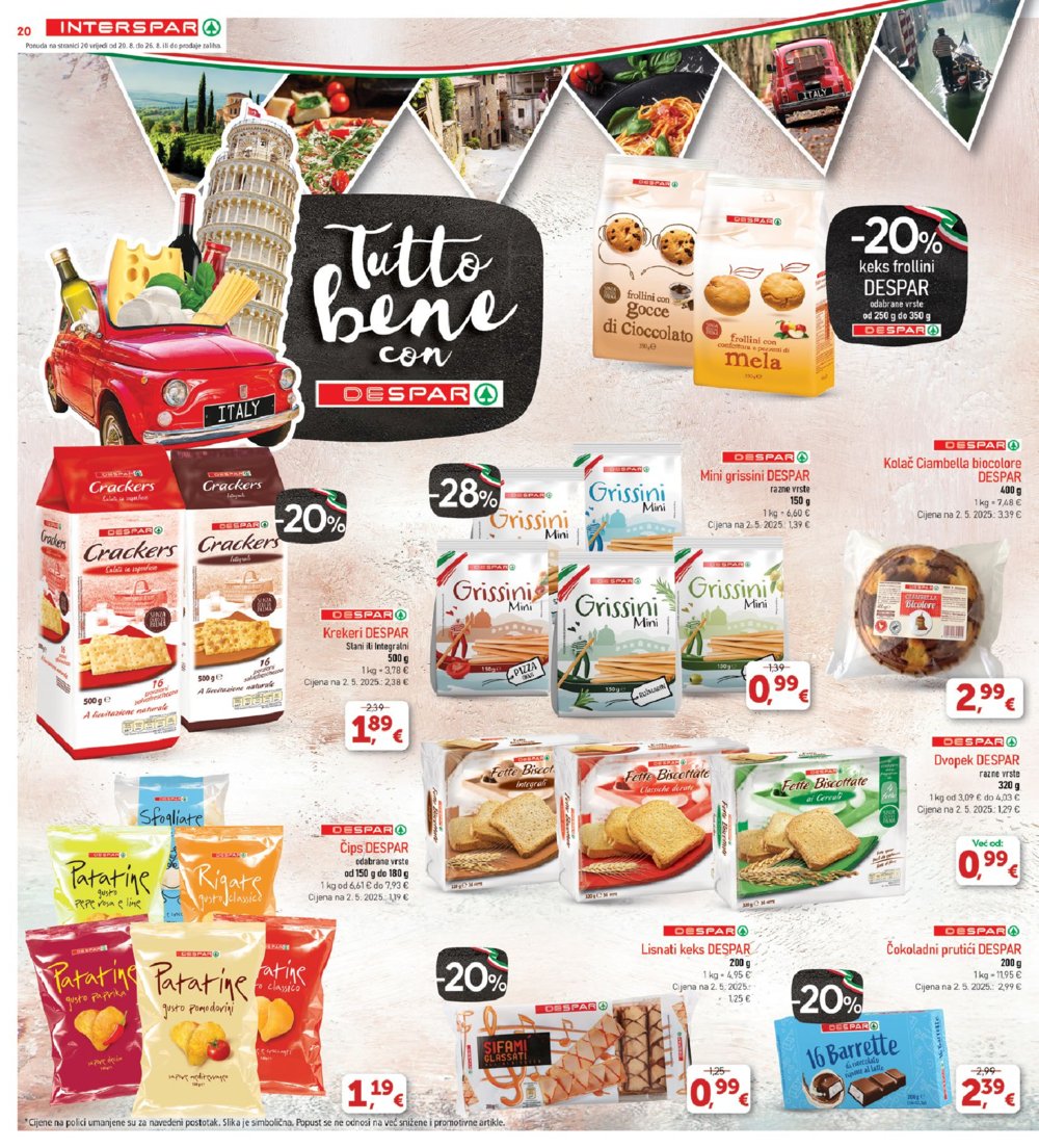 INTERSPAR katalog Akcija 20.08.-26.08.2025.