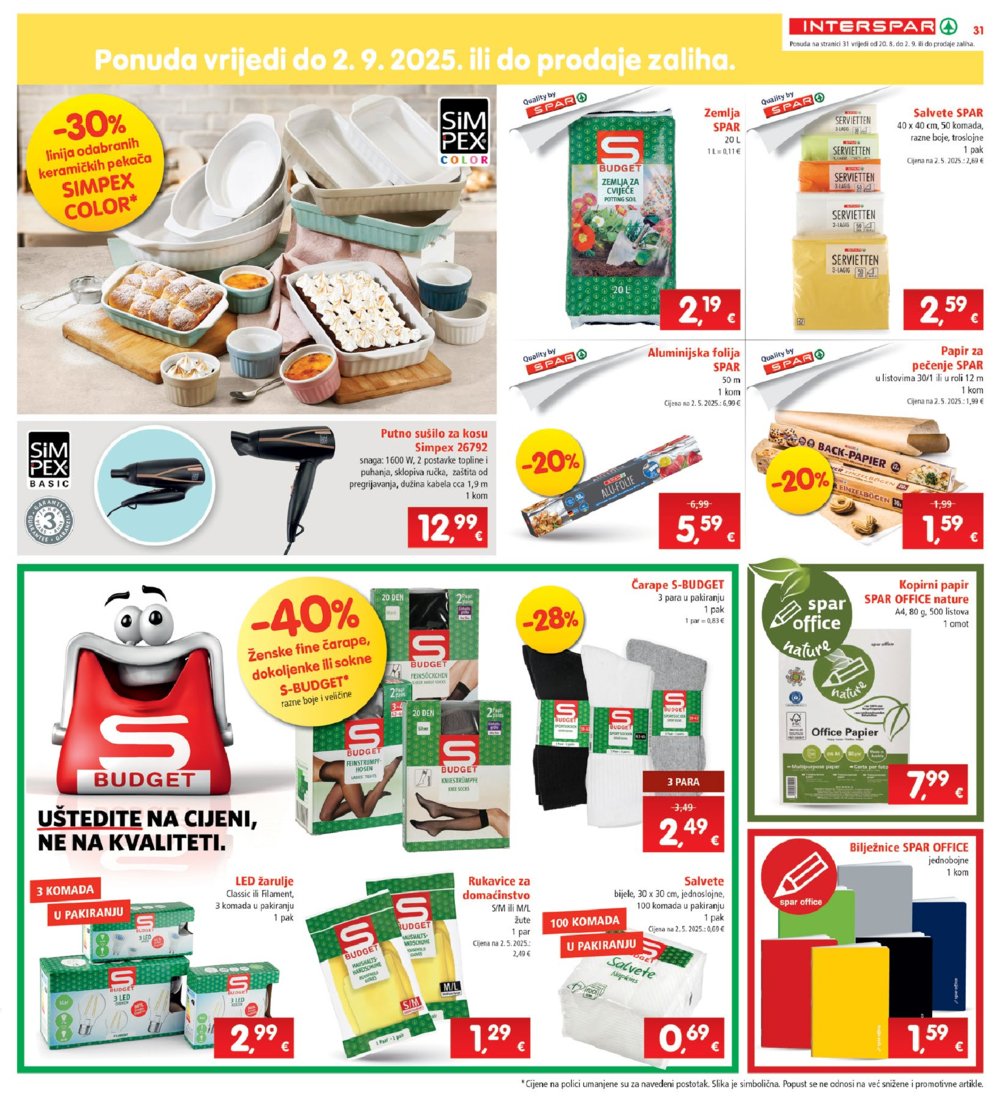 INTERSPAR katalog Akcija 20.08.-26.08.2025.