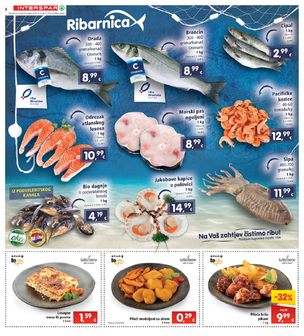 INTERSPAR katalog Akcija 20.08.-26.08.2025.
