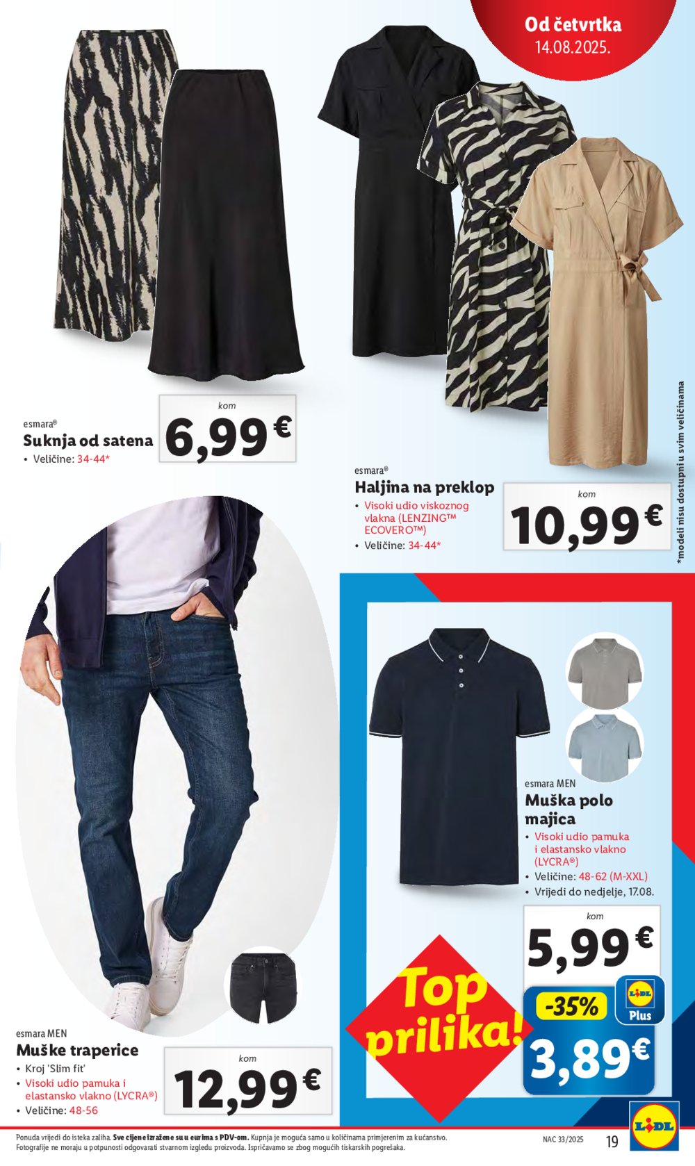 Lidl Super ponuda od četvrtka 14.08. - 17.08.2025.