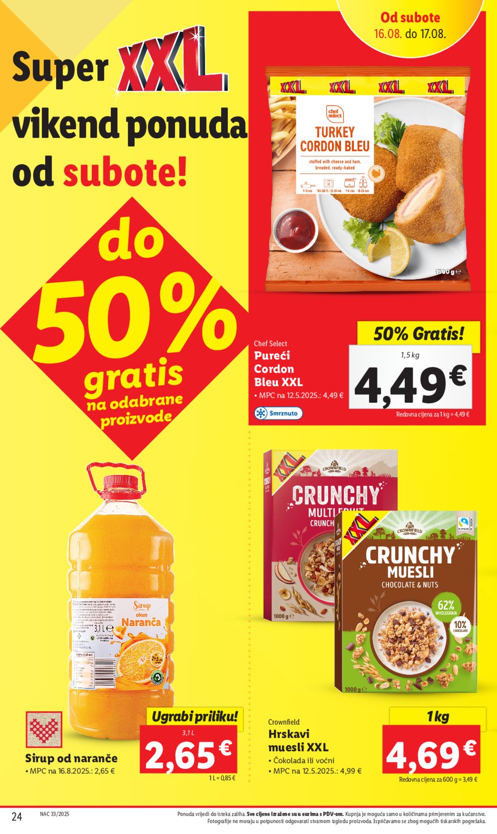 Lidl Super ponuda od četvrtka 14.08. - 17.08.2025.