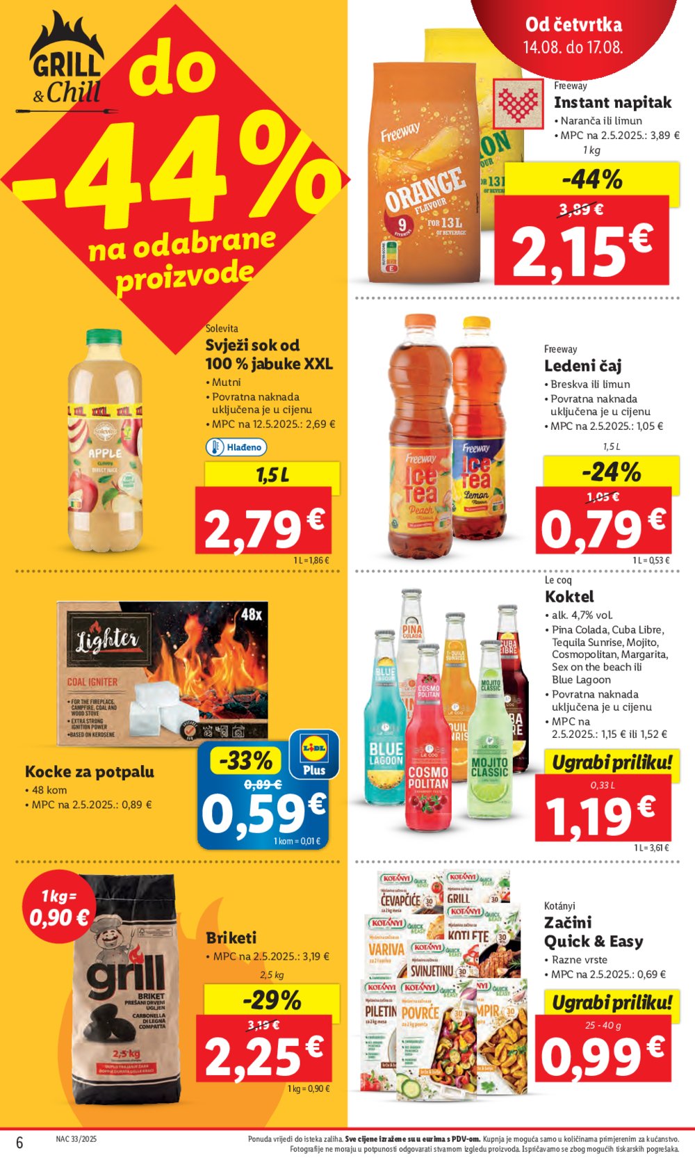 Lidl Super ponuda od četvrtka 14.08. - 17.08.2025.