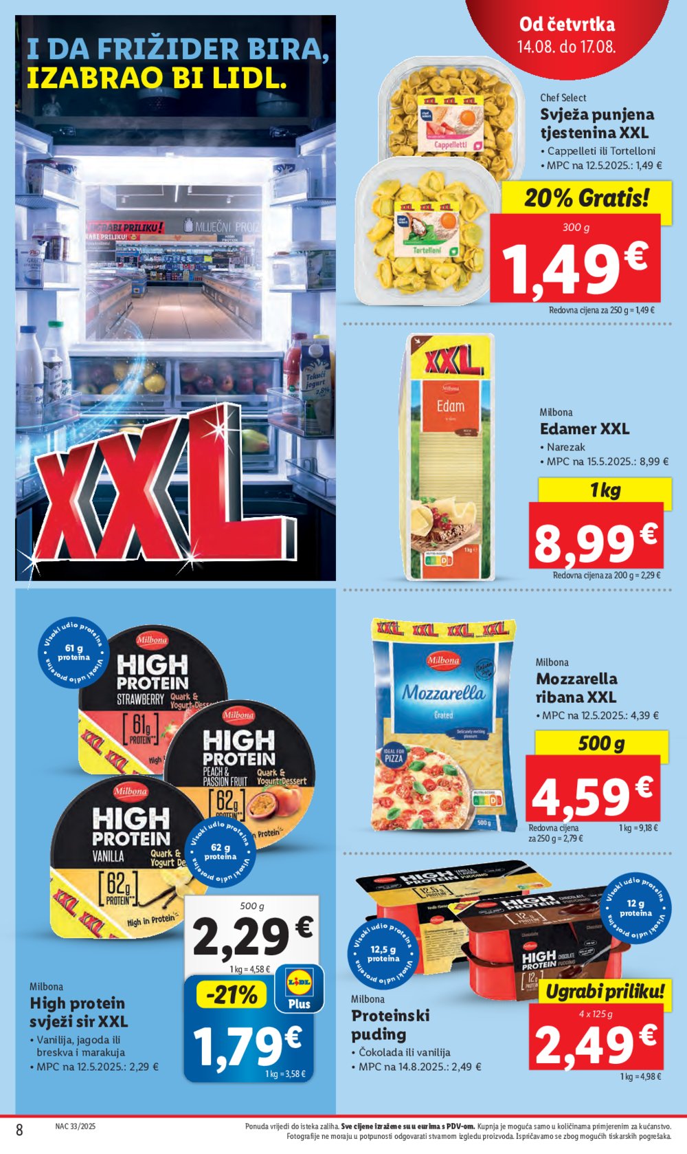 Lidl Super ponuda od četvrtka 14.08. - 17.08.2025.