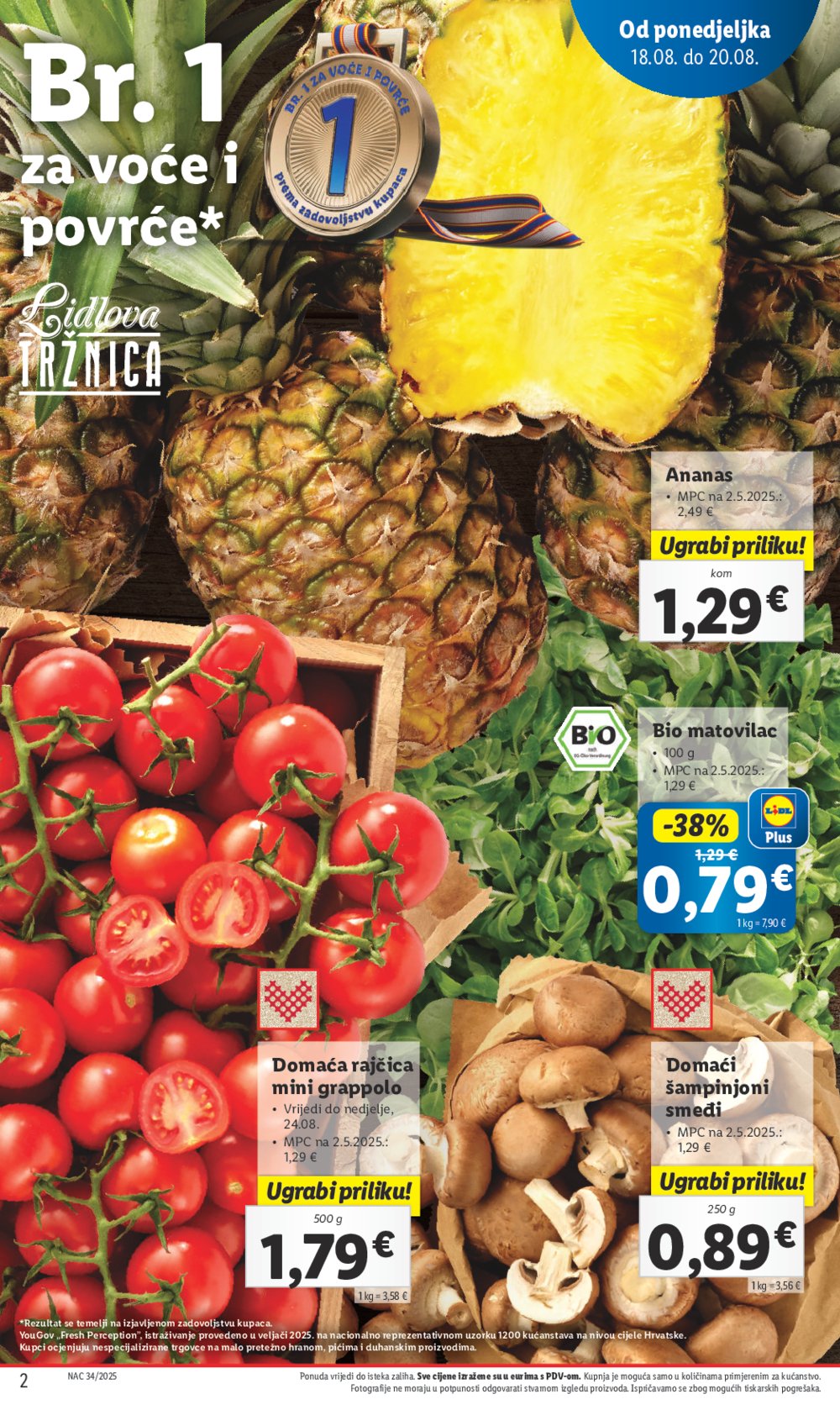 Lidl Super ponuda od ponedjeljka 18.08.-24.08.2025.