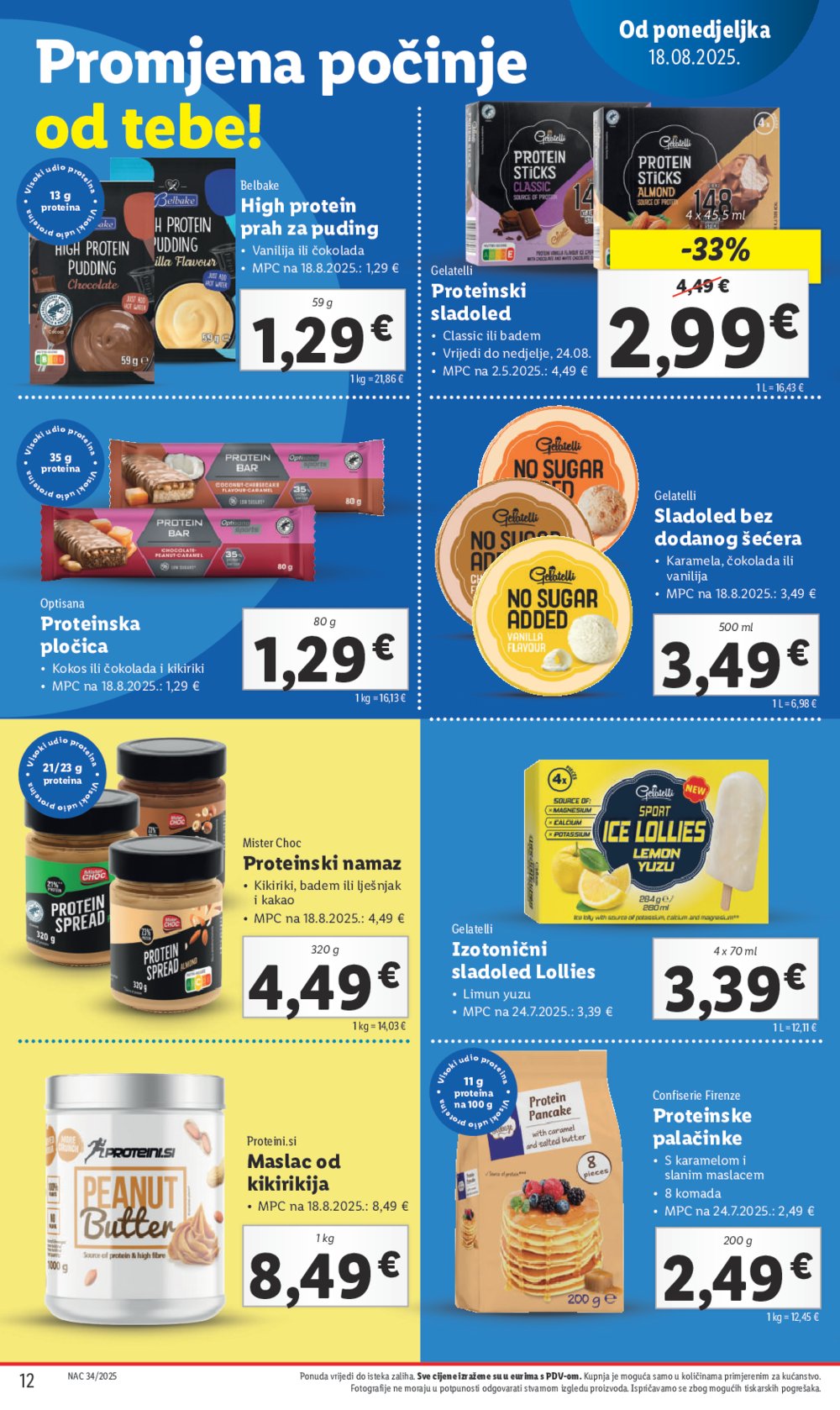 Lidl Super ponuda od ponedjeljka 18.08.-24.08.2025.
