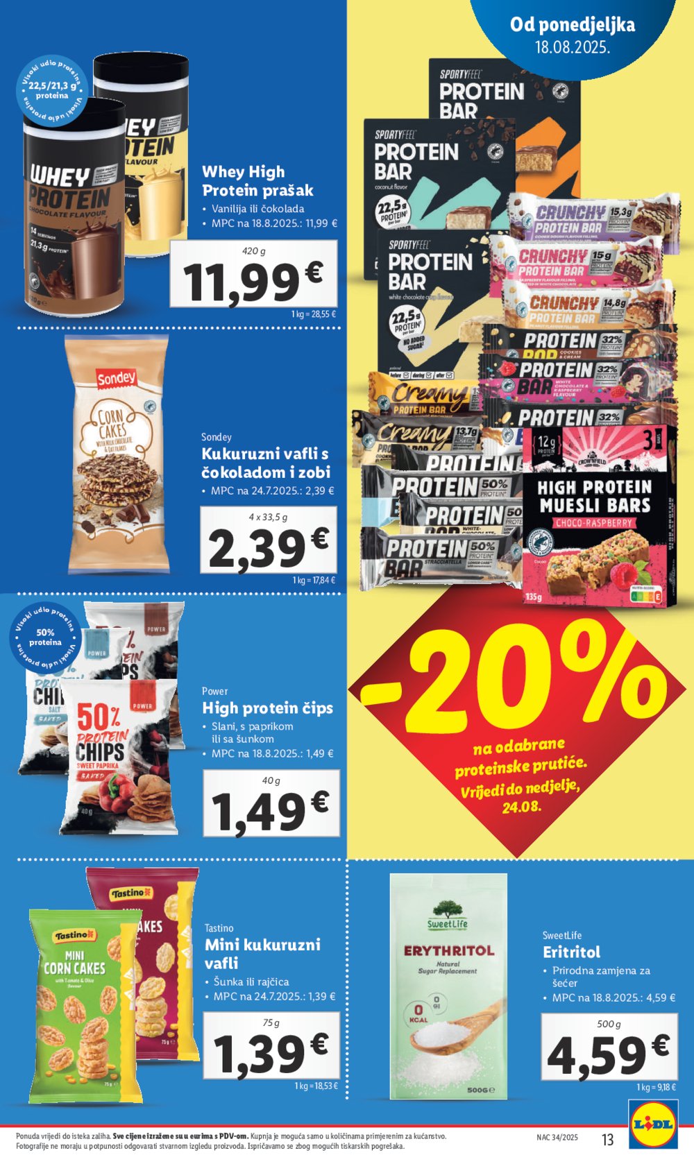 Lidl Super ponuda od ponedjeljka 18.08.-24.08.2025.
