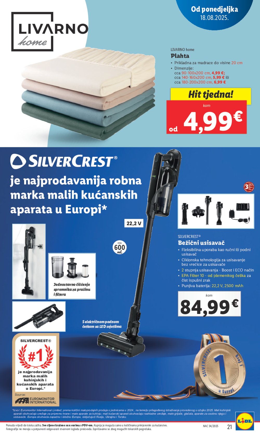 Lidl Super ponuda od ponedjeljka 18.08.-24.08.2025.