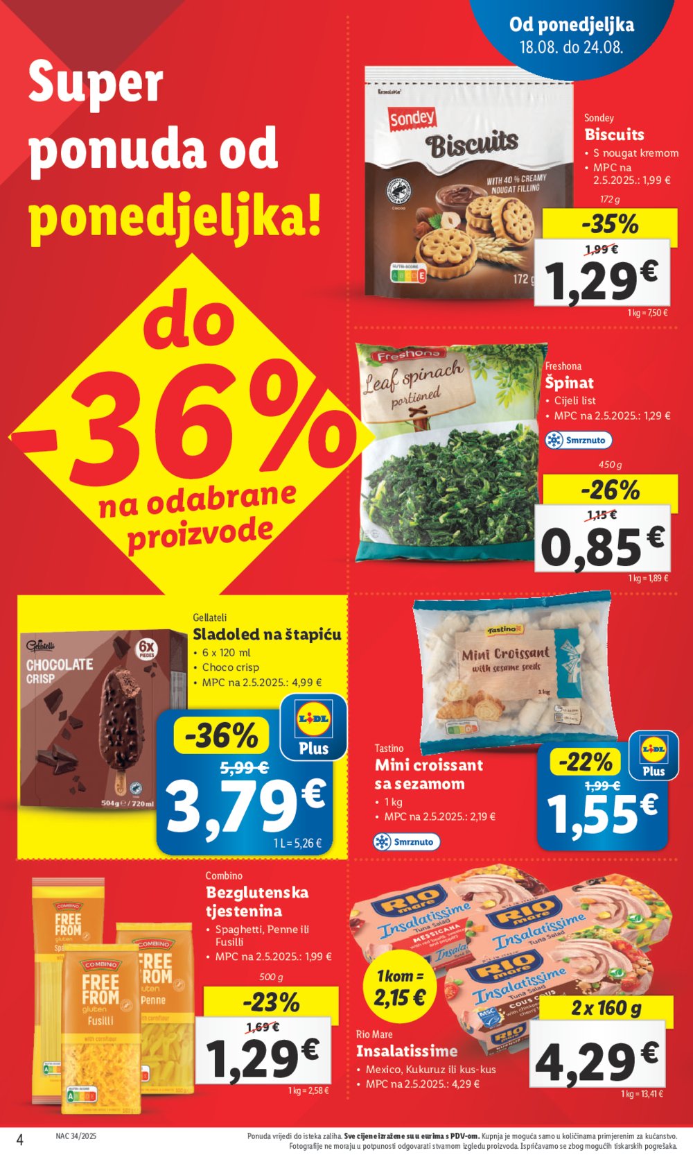 Lidl Super ponuda od ponedjeljka 18.08.-24.08.2025.