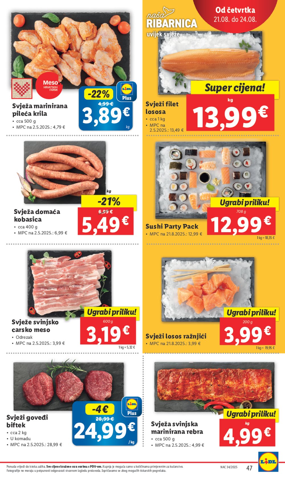 Lidl Super ponuda od ponedjeljka 18.08.-24.08.2025.