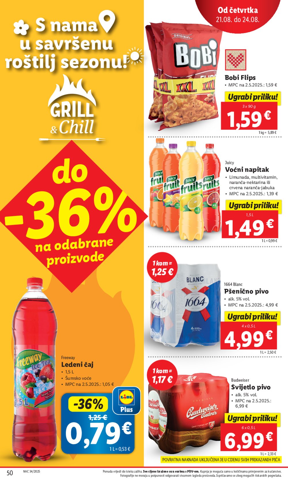 Lidl Super ponuda od ponedjeljka 18.08.-24.08.2025.