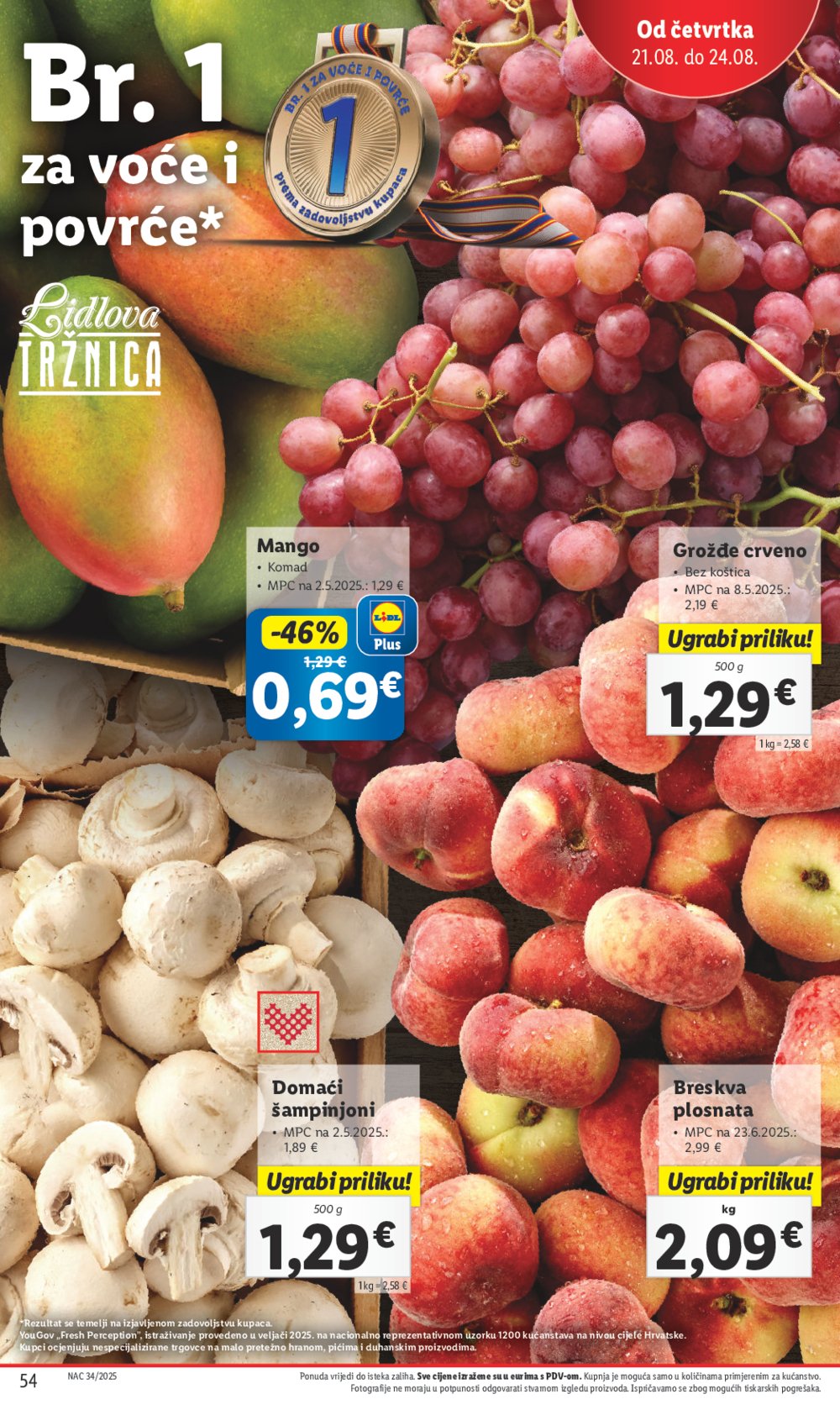 Lidl Super ponuda od ponedjeljka 18.08.-24.08.2025.