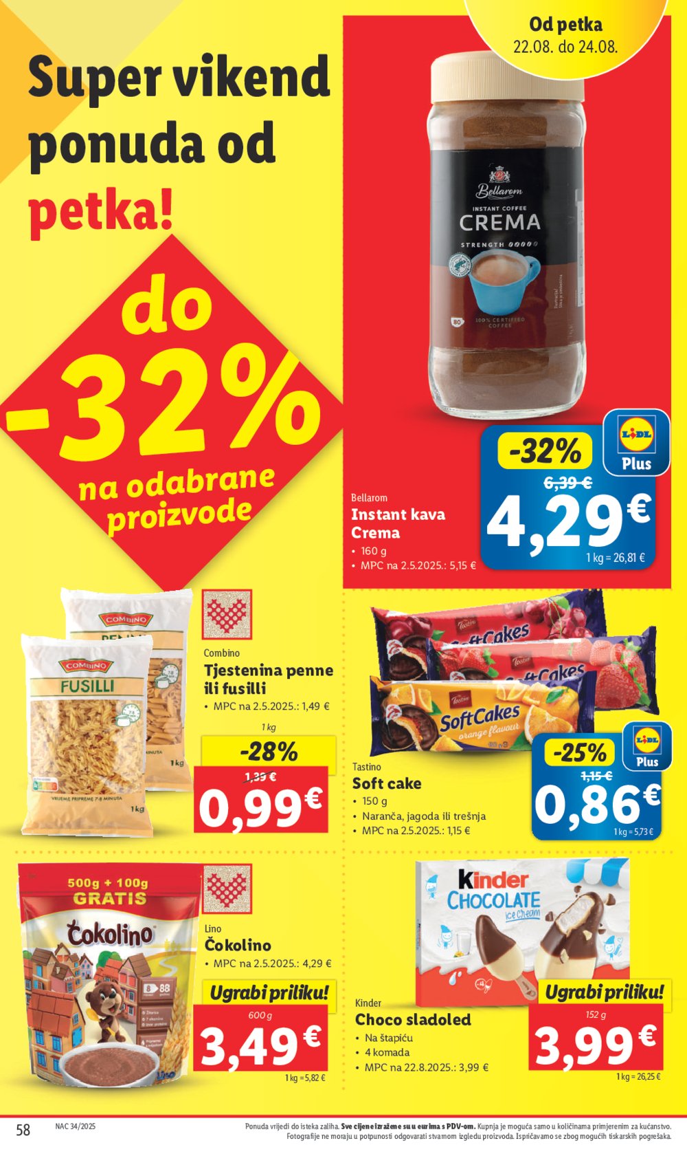 Lidl Super ponuda od ponedjeljka 18.08.-24.08.2025.