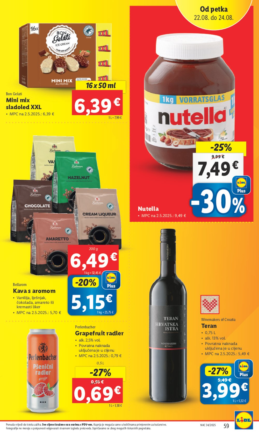 Lidl Super ponuda od ponedjeljka 18.08.-24.08.2025.