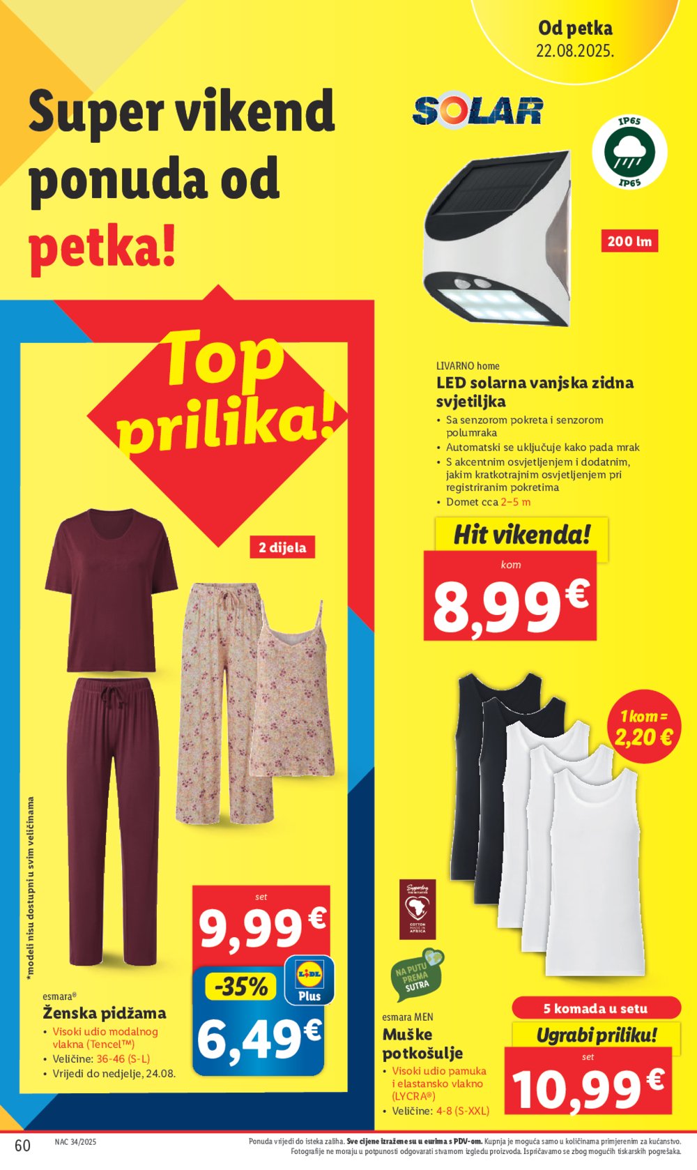 Lidl Super ponuda od ponedjeljka 18.08.-24.08.2025.