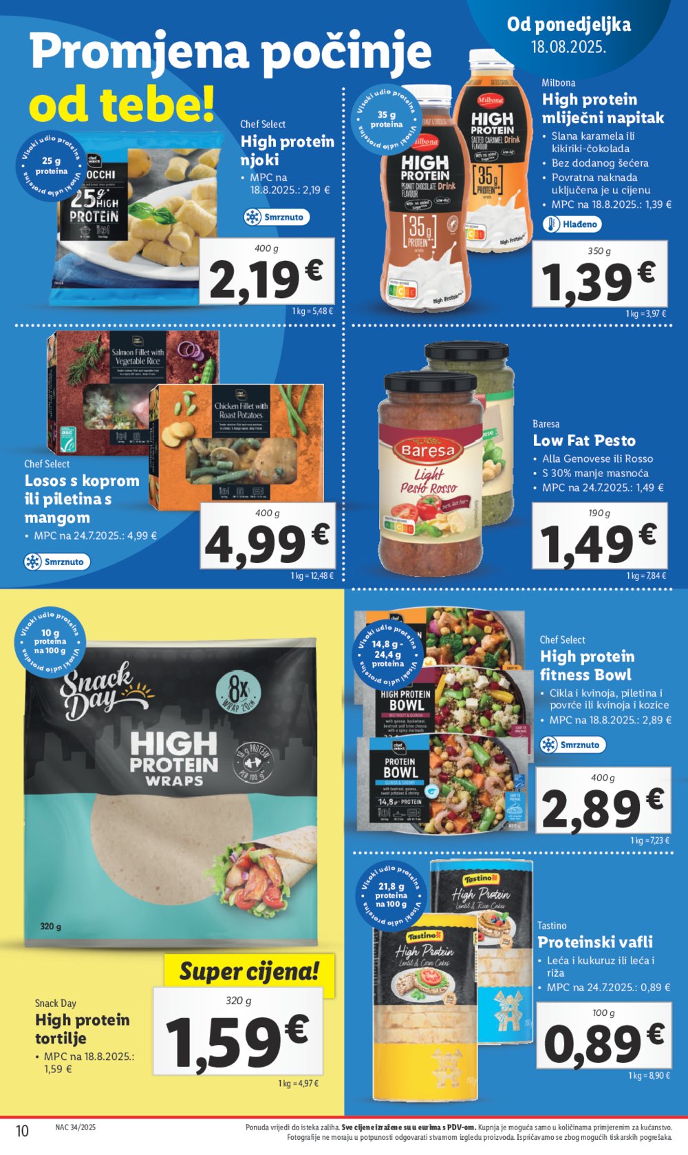 Lidl Super ponuda od ponedjeljka 18.08.-24.08.2025.