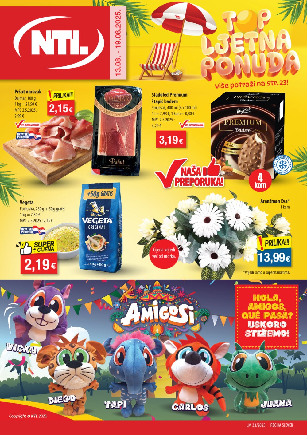 NTL katalog Akcija 13.08.-19.08.2025. Sjever