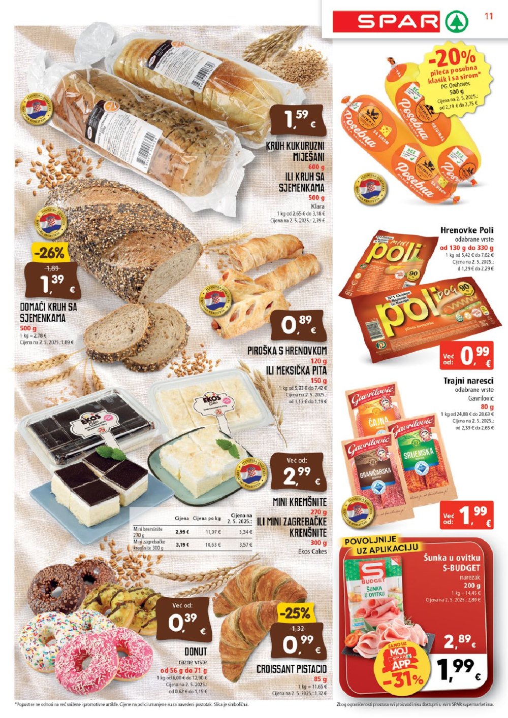 SPAR katalog Akcija 20.08.-26.08.2025.